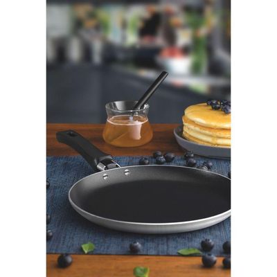 Panquequeira Profissional Alumínio Acabamento Lixado Revestimento Antiaderente Starflon 22 Cm 0,6 L