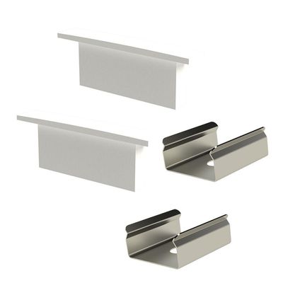 Perfil De Sobrepor Taschibra Para Fita De Led Zenith 5x2 Com 3 Metros Branco