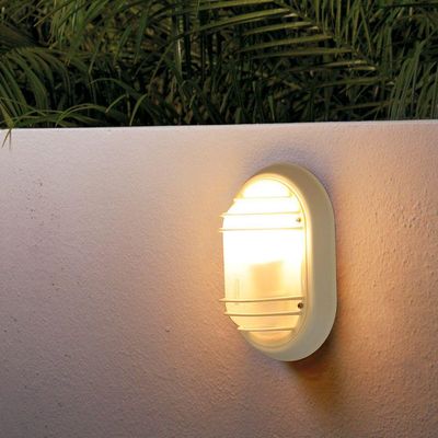 Arandela Taschibra Tartaruga Suprema Alumínio E27 Bivolt Branco