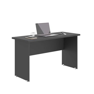 Mesa De Escritorio Com Armário 2 Portas Pampulha Preto Onix
