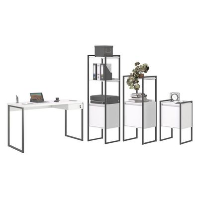 Conjunto De Escritorio Garraf Branco