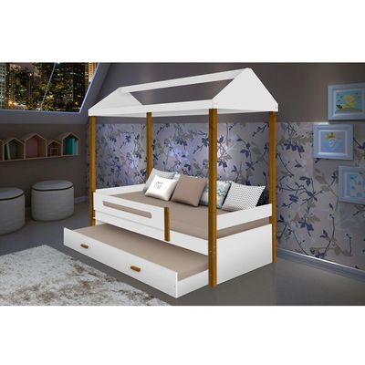 Beliche Infantil Montessoriana Design Branco/amêndoa Branco