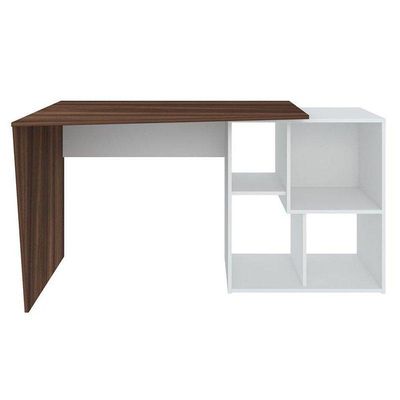 Escrivaninha Artany Urban 2 Prateleiras Ipê