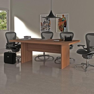 Mesa Escritório/reunião Multimóveis Vcr25027 Amêndoa Amêndoa