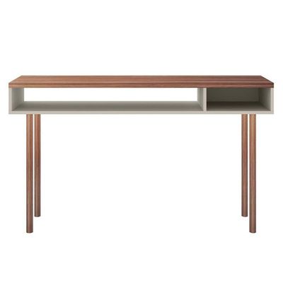 Mesa Para Computador Escrivaninha Marrom Multi Caemmun