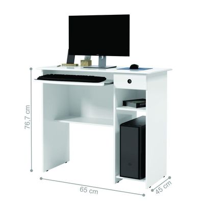 Mesa De Computador Afrodite Branco
