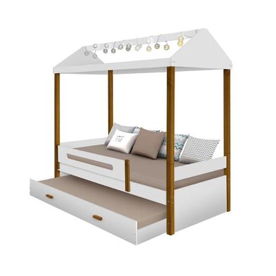 Beliche Montessoriana Infantil C/ Branco/amêndoa Branco
