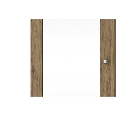 Armário Sapateira Quarto Duetto C/ 1 Porta C/ Espelho Branco - Henn