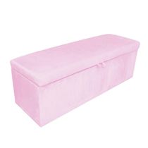 16965902651394 Kit Calçadeira e Painel Clean 160 Cm Suede Rosa Bebê D´rossi
