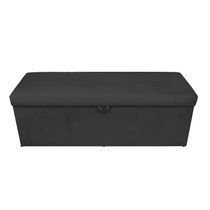 Kit Calçadeira e Painel Clean 100 Cm Suede Preto D´rossi