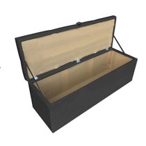 16965899806248 Kit Calçadeira e Painel Clean 100 Cm Suede Preto D´rossi