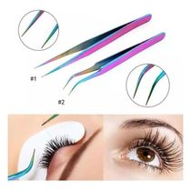 Kit Pinca De Alongamento De Cilios Inox- Profissional