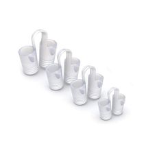 Kit Com 4 Unidades Clip Nasal Silicone Anti Ronco, Apnéia E Bruxismo - Dilatador Nasal
