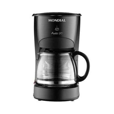 Cafeteira Elétrica Mondial Pratic CN-01 Preta 20 Xícaras - 220V UNICA
