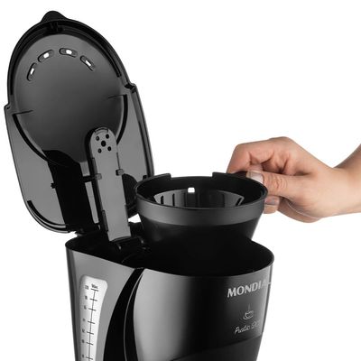 Cafeteira Elétrica Mondial Pratic CN-01 Preta 20 Xícaras - 220V UNICA