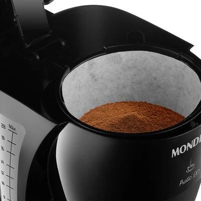 Cafeteira Elétrica Mondial Pratic CN-01 Preta 20 Xícaras - 220V UNICA