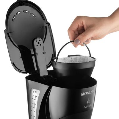 Cafeteira Elétrica Mondial Pratic CN-01 Preta 20 Xícaras - 220V UNICA