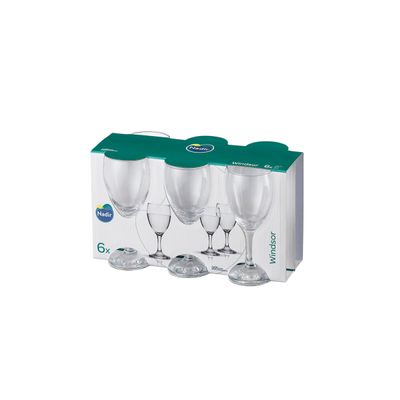 Jogo de Taças para Água Nadir Windsor 300ml 6 Peças UNICA