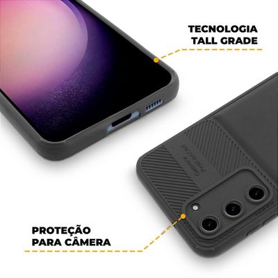 Capa para Samsung Galaxy S23 Plus - Symetric Preta - Gshield