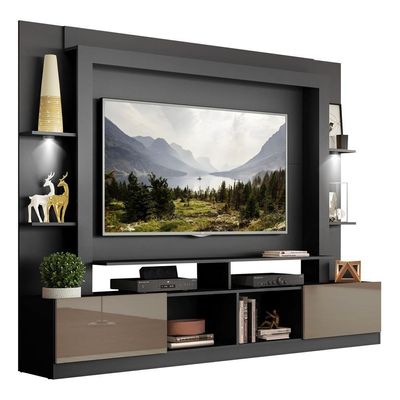 Estante Com Suporte Tv 65" E Leds Berlim Multimóveis V3384