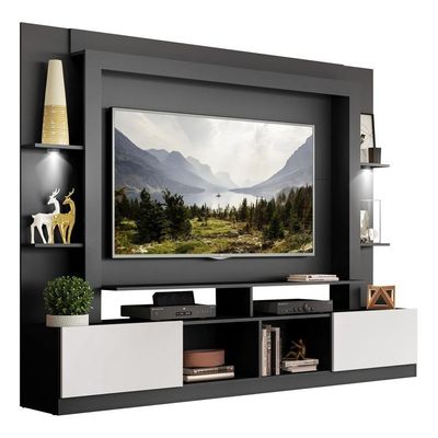 Estante Com Suporte Tv 65" E Leds Berlim Multimóveis V3384