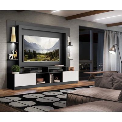 Estante Com Suporte Tv 65" E Leds Berlim Multimóveis V3384