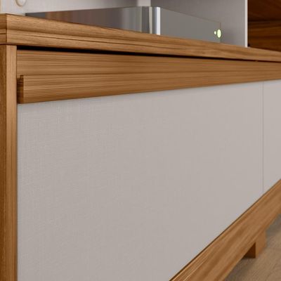Estante Home Nt1295 Para Tv Até 60 Polegadas Freijó Trend/off White Tx Notável Móveis