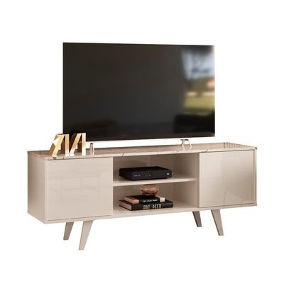 Rack Para Tvs Até 55 Polegadas Tibet Calacata Off-white
