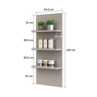 Bancada Mesa Gourmet Para Cozinh e Painel Suprema Connect