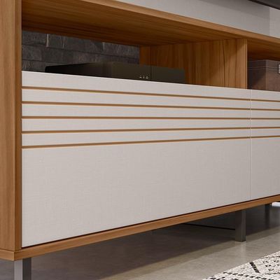 Estante Home Nt1300 Para Tv Até 65 Polegadas Freijó Trend/ Off White Notável Móveis