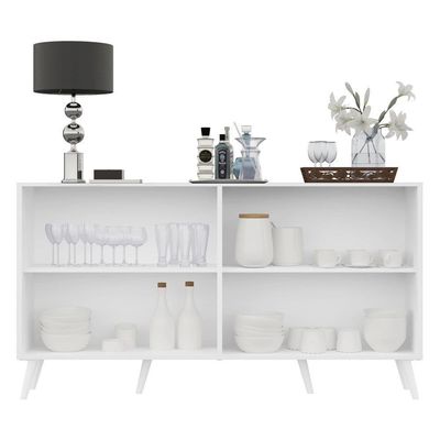 Aparador Buffet 4 Portas Multimóveis V3556 Branco