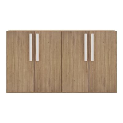 Aparador Buffet 4 Portas Viena V3606 Rustic/Branco