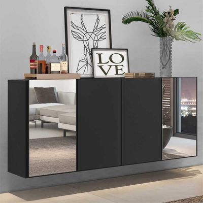 Aparador Buffet 4 Portas Multimóveis V3558 Rustic Rustic