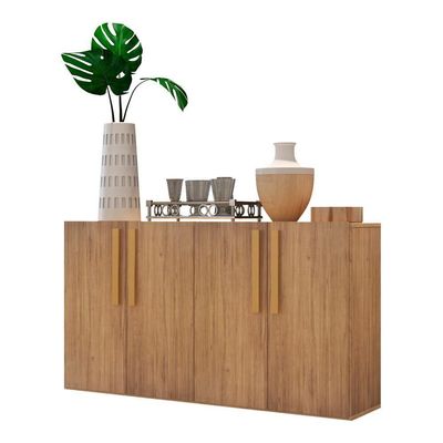 Aparador Buffet 4 Portas Viena V3607 Rustic/Natural