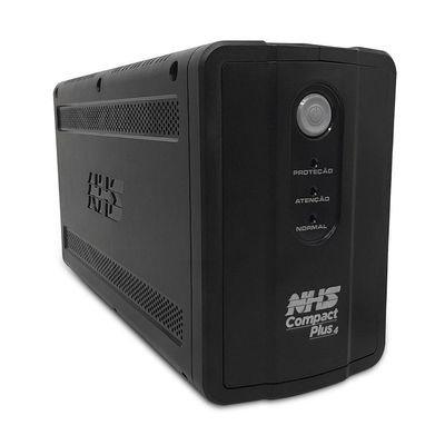 Nobreak 1500va Nhs Compact Plus 4, Bivolt Aut., S/120v, Bat. 2x7ah/12v, 8 Tomadas - 90.d1.b01500