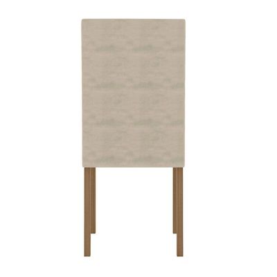 Conjunto Sala De Jantar Quadrada Mesa Helo 90cm E 04 Cadeiras Josi Carvalho Com Grafite