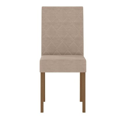 Conjunto Sala De Jantar Quadrada Mesa Helo 90cm E 04 Cadeiras Jade Carvalho E Grafite