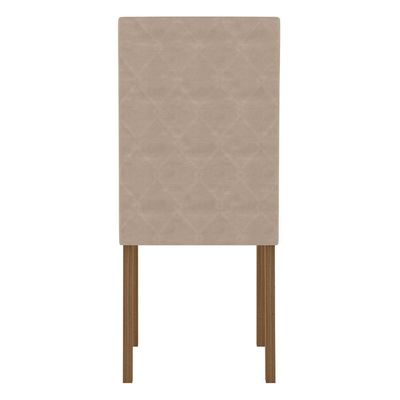 Conjunto Sala De Jantar Quadrada Mesa Helo 90cm E 04 Cadeiras Jade Carvalho E Grafite