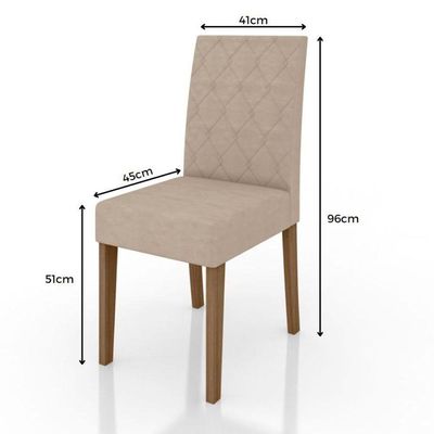 Conjunto Sala De Jantar Quadrada Mesa Helo 90cm E 04 Cadeiras Jade Carvalho E Grafite