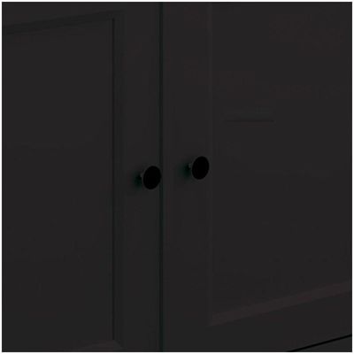 Aparador Buffet Ditália 4 Portas 4 Gavetas R-626 Preto