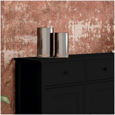 Aparador Buffet Ditália 4 Portas 4 Gavetas R-626 Preto