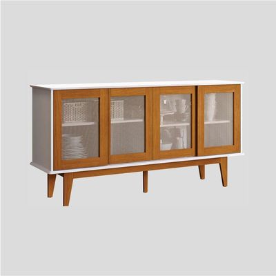 Buffet Eibar Com 4 Portas Branco Nature