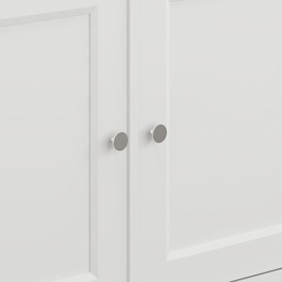 Cristaleira e Aparador Buffet Ditália E-954 + R-626 Branco