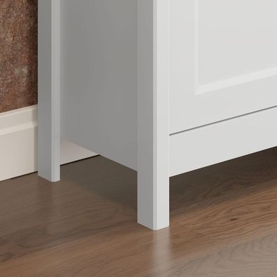 Cristaleira e Aparador Buffet Ditália E-954 + R-626 Branco