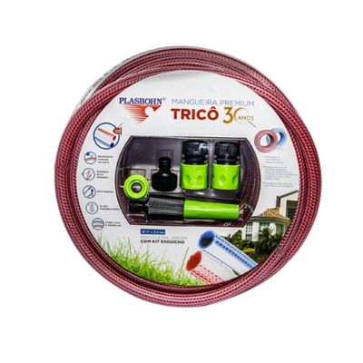 Mangueira/Jardim 30 mts1/2" Tricô Reforçada Antitorção