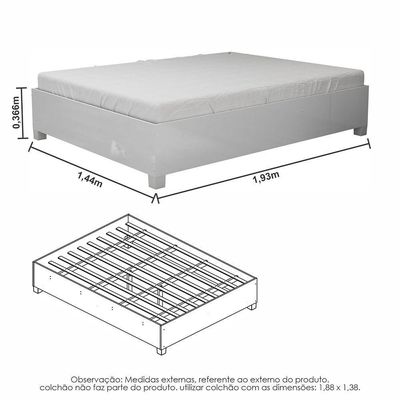 Quarto Completo De Casal Com Closet Clarice 4 Gavetas E Cama Paula Carioca Móveis Branco