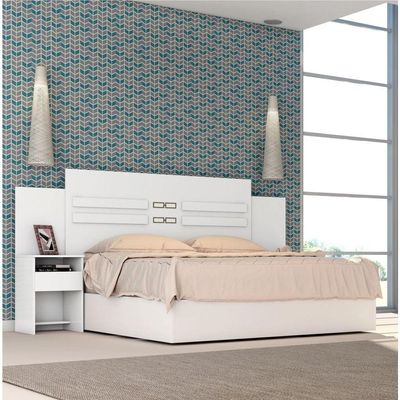 Conjunto Quarto De Casal Completo Ferrara Branco