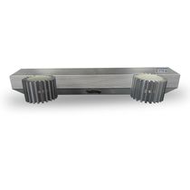 Luminária Spot Duplo Linear Móvel Taschibra Td 11/2 Prata 220v
