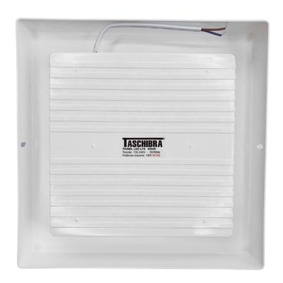 Painel Com Placa De Led Taschibra 18w Lys Quadrado Sobrepor Bivolt 6500k Luz Fria