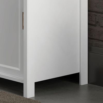 Aparador Buffet Ditália 2 Gavetas 2 Portas Branco Ba-145